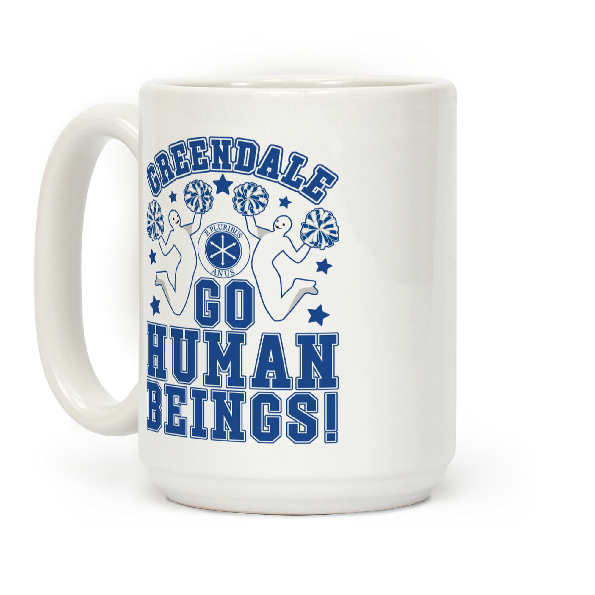 Greendale Go Human Beings! Community Coffee Mug